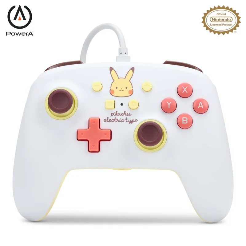 PowerA Enhanced Wired Controller - Pikachu Electric Type/ Nintendo Switch | Kan beställas