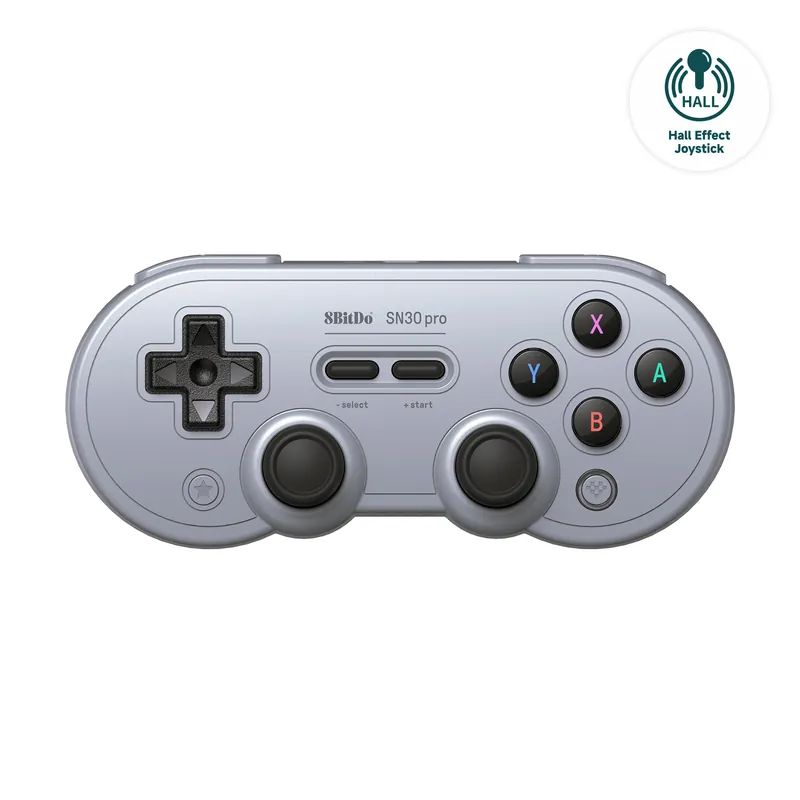 8BitDo SN30 Pro Gamepad HallEd/Gray - Prisnedsättning