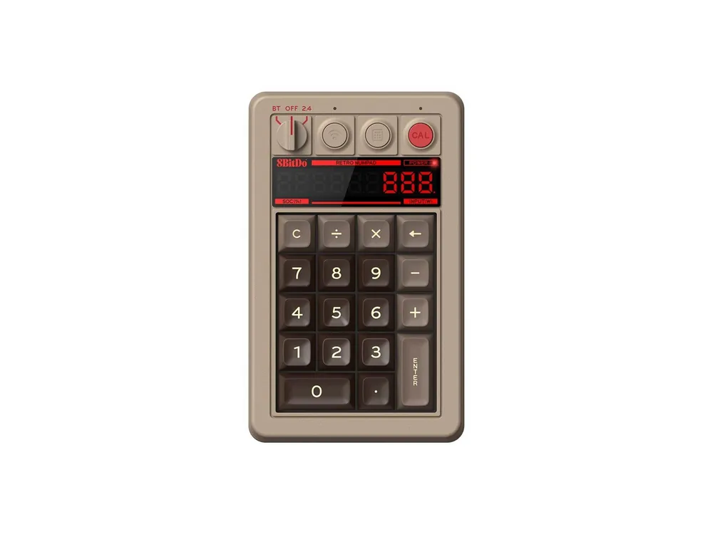 Utförsäljning | 8BitDo - Mechanical Numpad - C64 Edition