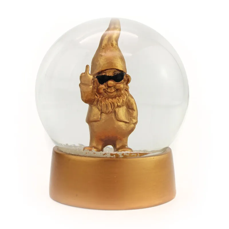 Beställ idag | Winkee - Snow Globe - Snow Globe Gnome - Gold