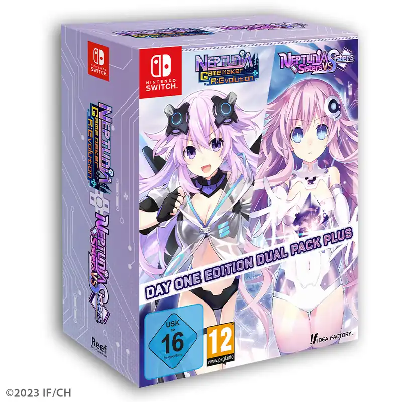 Neptunia Game Maker R Evolution / Neptunia Sisters VS Sisters (Day One Edition) (Dual Pack) - Nintendo Switch - Snart slut
