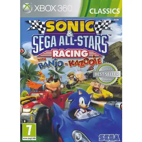 Sonic and SEGA All-Stars Racing w. Banjo & Kazooie (Classics) - Xbox 360 - Fyndpris
