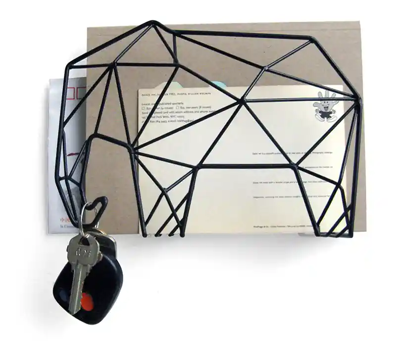 Kikkerland - Letter Organizer Elephant + Key Holder (HH24) - Nytt i sortimentet