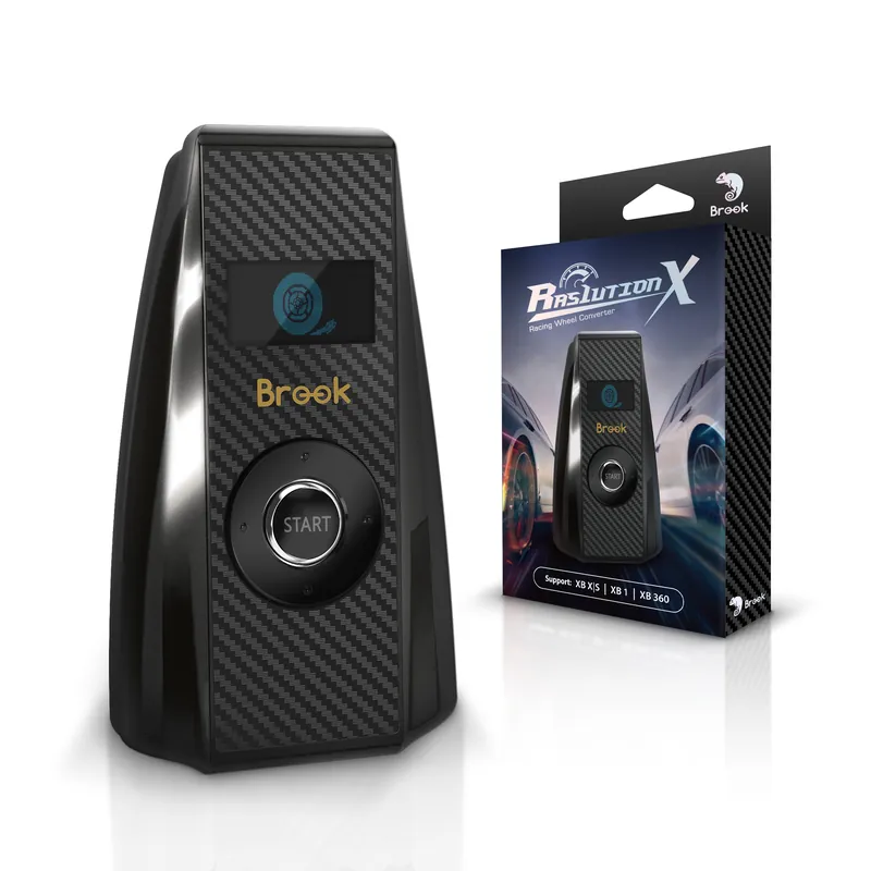 Bra pris | Brook Gaming - Ras1ution X Sim-Racing Signal Converter - Black - 12.7 x 8.6 x 3.1 cm