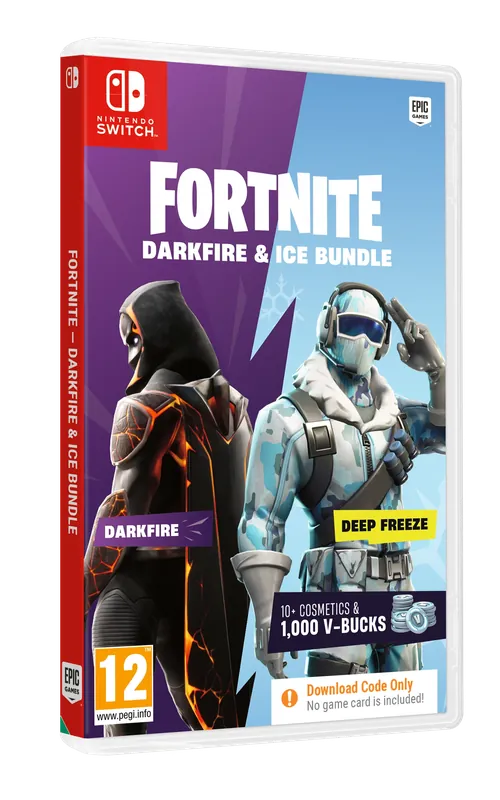 Direkt från fabriken | Fortnite Darkfire and Ice Bundle (Code in a Box) - Nintendo Switch