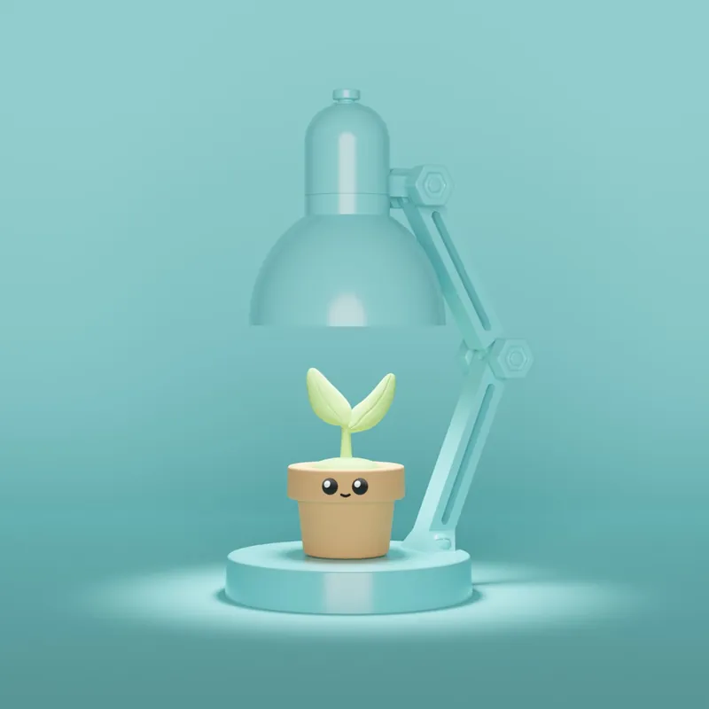 Winkee - Mini Plant Lamp | Gratis retur