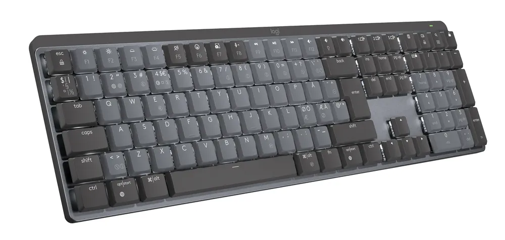 Logitech - MX Mechanical Wireless Illuminated Keyboard - Nordic - Tactile Switch | Trygg betalning