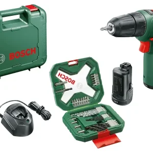 Köp direkt | Bosch DIY - EasyDrill 1200 sladdlös borrskruvdragare - 34-delat bits- och borrset (2x Li-ion 1,5Ah)