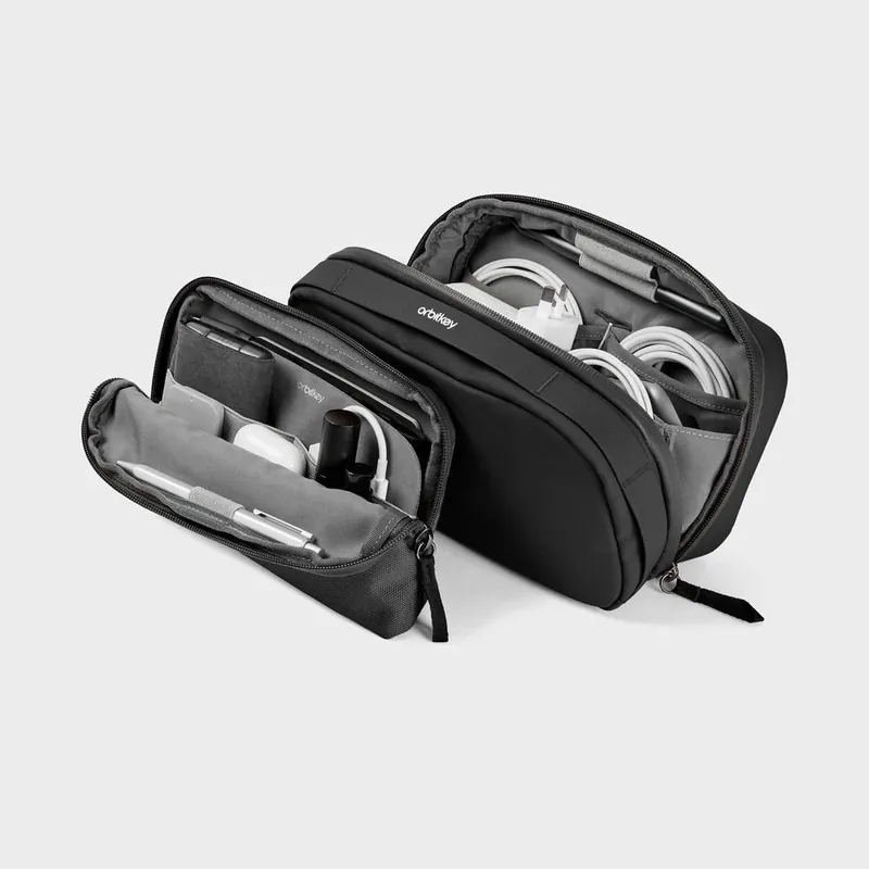 Orbitkey - 2-in-1 Tech Pouch - Black - Nytt i webbutiken