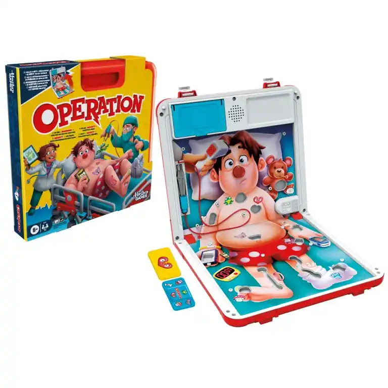 Prisnedsättning | Hasbro - Classic Operation Game (DK/NO/SE/FI) (G0951)