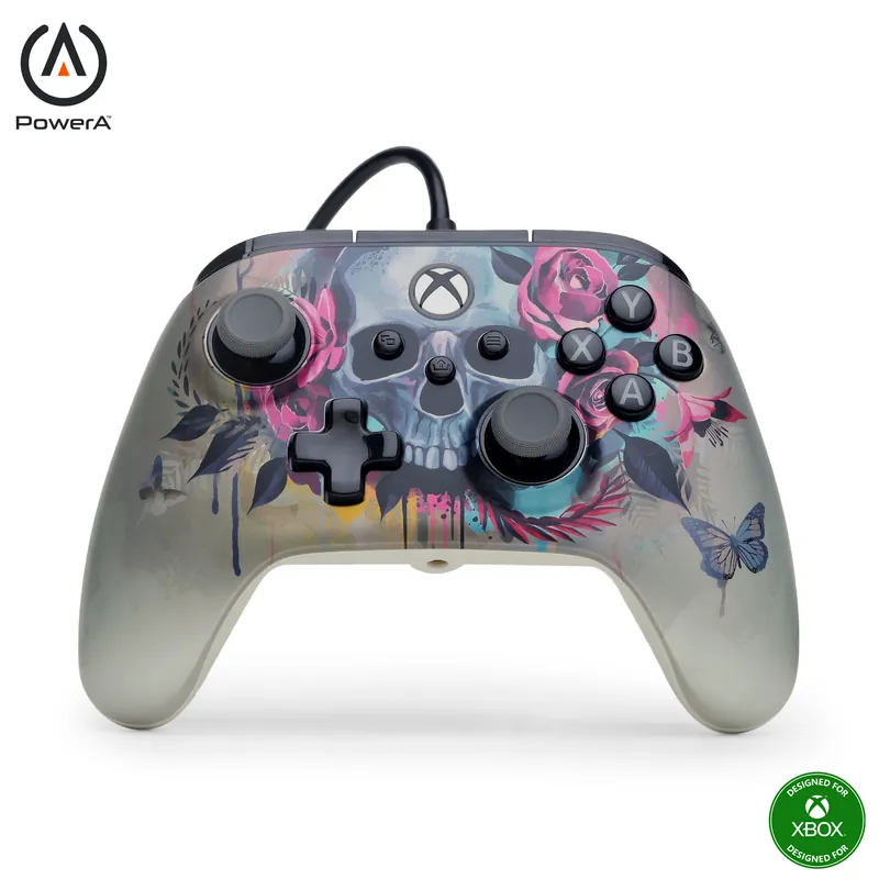 PowerA - Advantage Plus trådbunden handkontroll - Blommor och mörker - Finns att beställa
