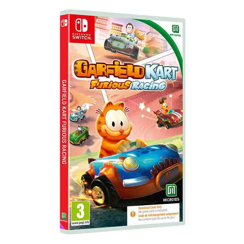 Garfield Kart Furious Racing (Code in a Box) - Nintendo Switch | Rea