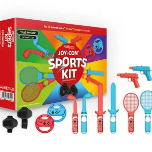Maxx Tech - Joy-Con Sports Kit for Nintendo Switch 2/1 - Endast ett fåtal kvar
