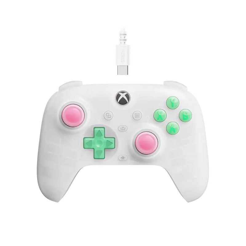 8BitDo - Ultimate Mini Gamepad Controller - Xbox (White) - Handla säkert