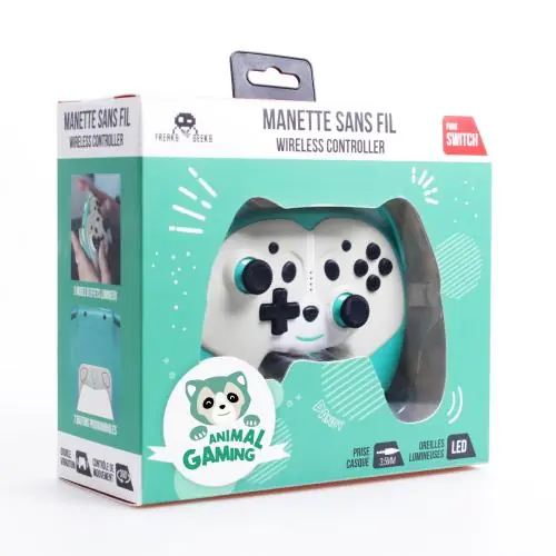 Premium | Freaks And Geeks - Wireless Controller Pandy for Switch with paddles - Green