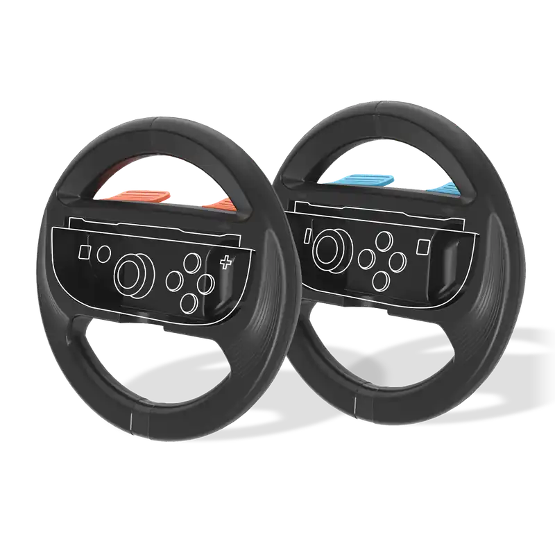 Toppsäljare - Freaks And Geeks - Wheels for Switch 2 Joy-con x2 - Black
