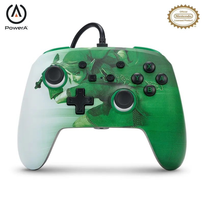 PowerA Enhanced Wired Controller - Nintendo Switch - Heroic Link - Outlet