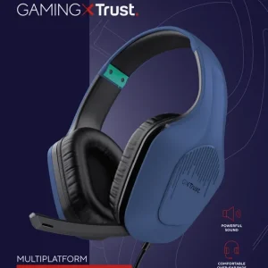 Trust - GXT415B Zirox Headset - Blue | Expressleverans