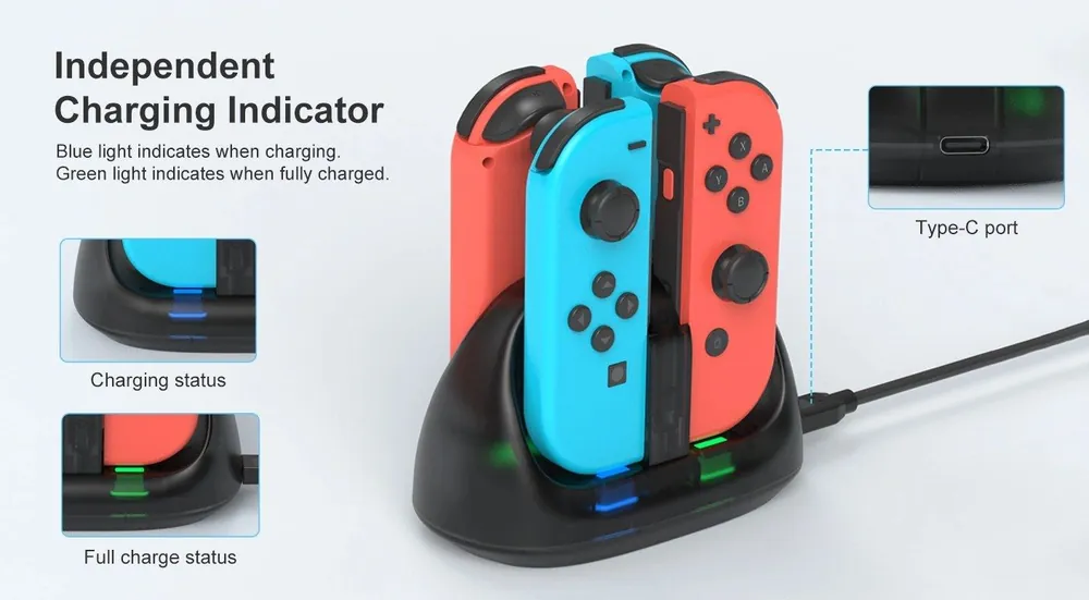 Deep Explorer - 4 In 1 Charging Station | Fabrikspris