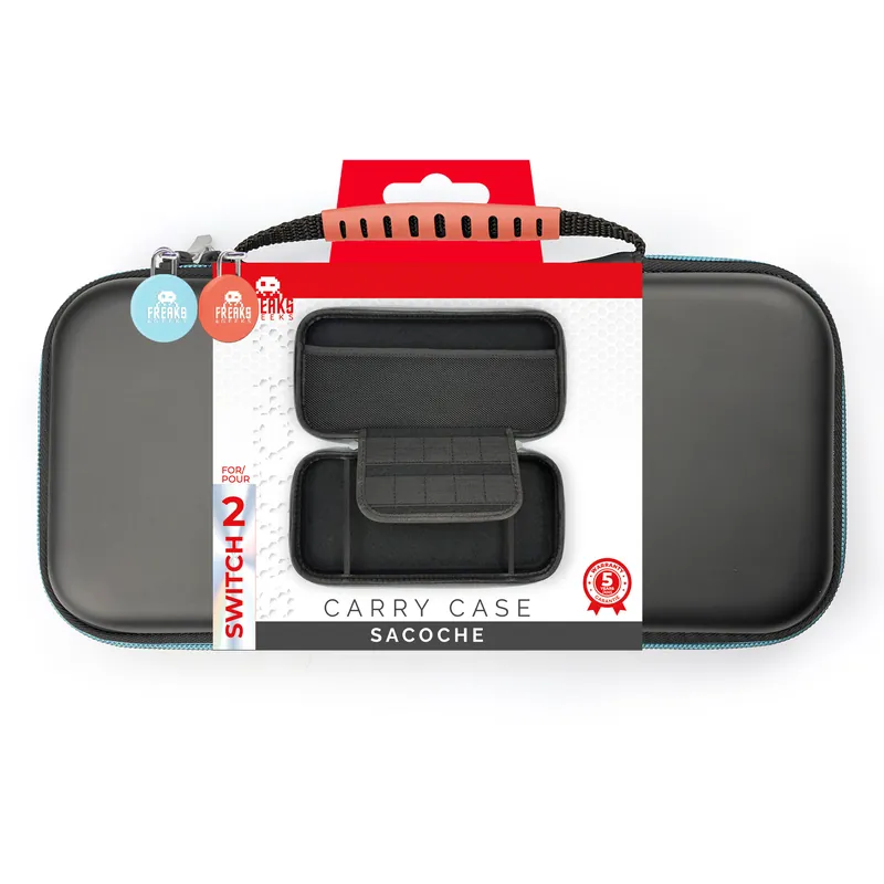 Freaks And Geeks - Case for Switch 2 / Switch / Oled - Blue & Red - Trygg betalning