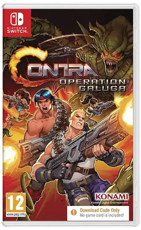Tidsbegränsat erbjudande | Contra Operation Galuga (Code in Box) - Nintendo Switch