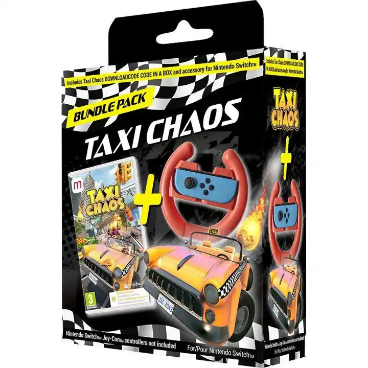 Erbjudandet går snart ut - Taxi Chaos Bundle (Code in a box) - Nintendo Switch