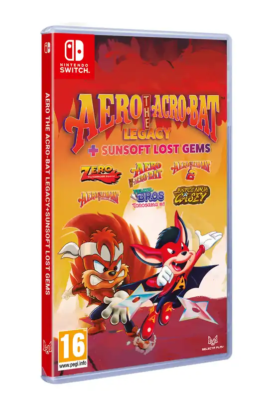Aero The Acro-Bat Legacy + Sunsoft Lost Gems - Nintendo Switch - Riktigt fynd