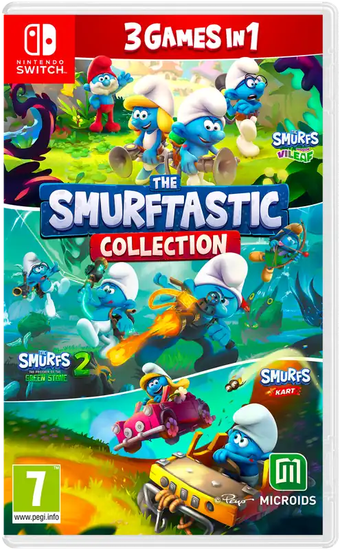 Nyligen tillagt - The Smurftastic Collection (3-in-1) - Nintendo Switch