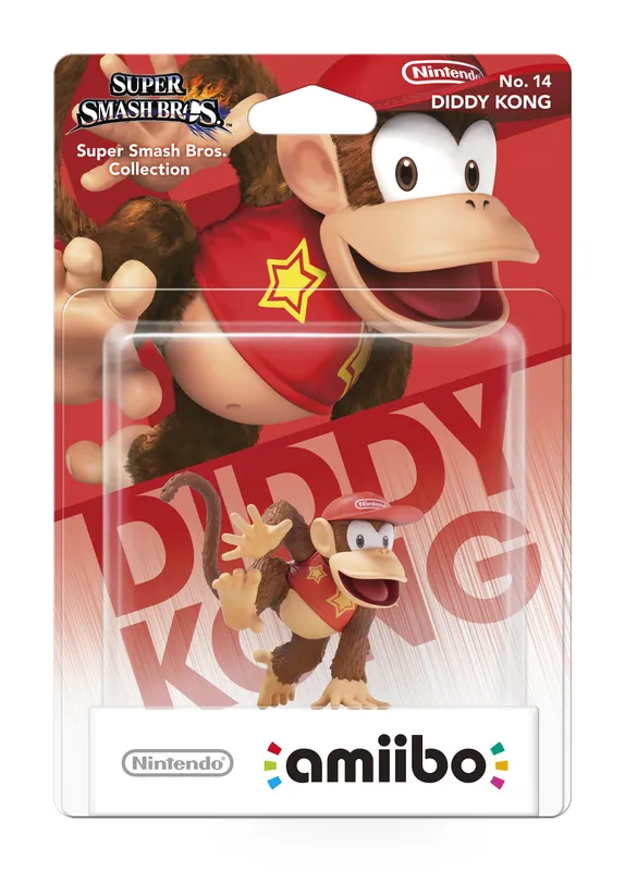 Premiumkvalitet - Nintendo Amiibo Figurine Diddy Kong