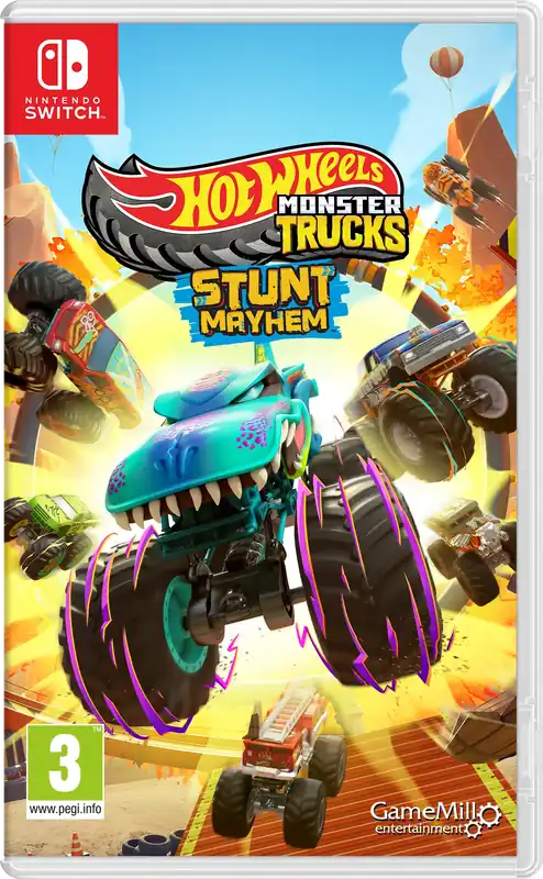 Precis lanserat - Hot Wheels Monster Trucks Stunt Mayhem - Nintendo Switch