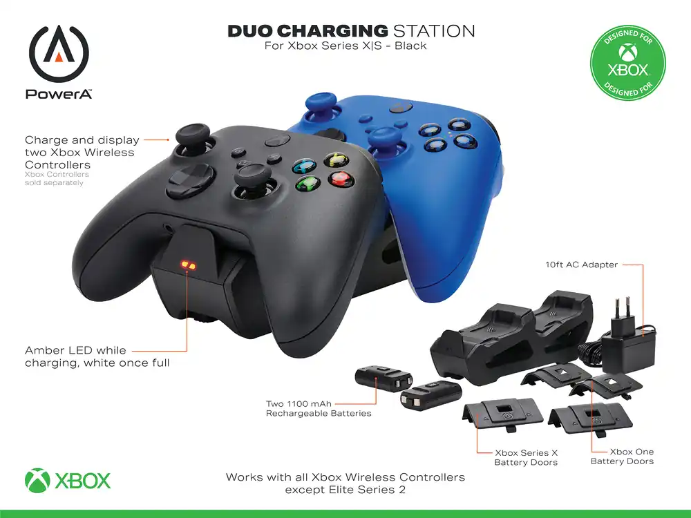 Fynd | PowerA XBX Duo Charging Station - Black /Xbox Series X