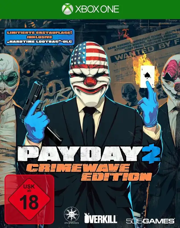 PayDay 2 Crimewave Edition (DE/Multi in Game) - Xbox One | Försäljningssuccé