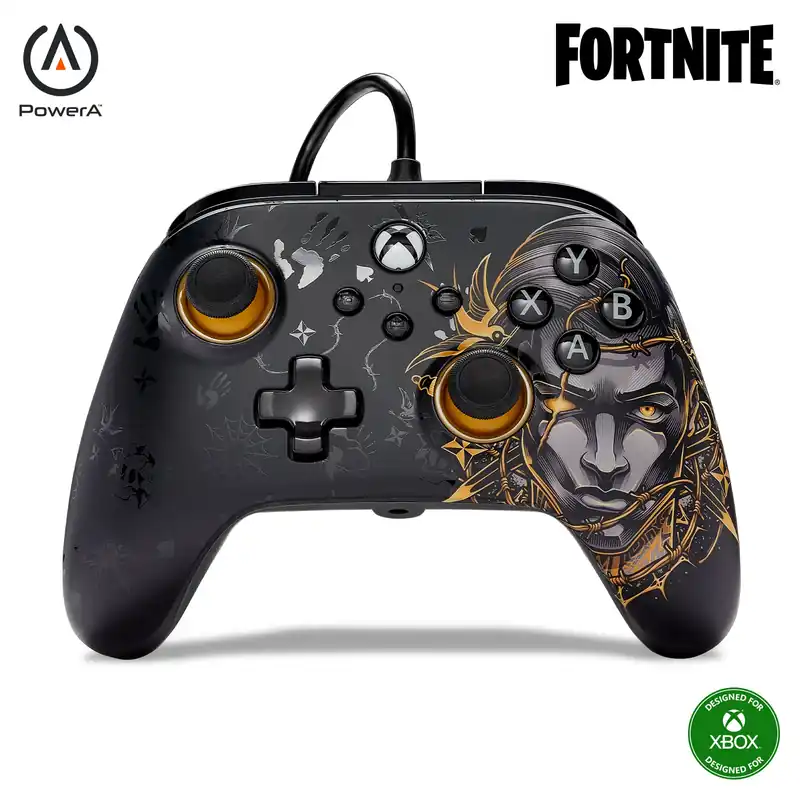 Toppkvalitet - PowerA Advantage Wired Controller - Midas Fortnite (Xbox Series X - S)