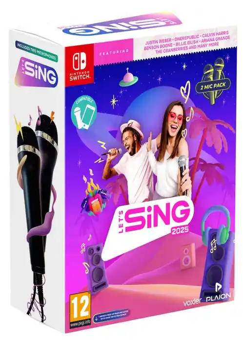 Köp idag - Let‘s Sing 2025 (Double Mic Bundle) - Nintendo Switch