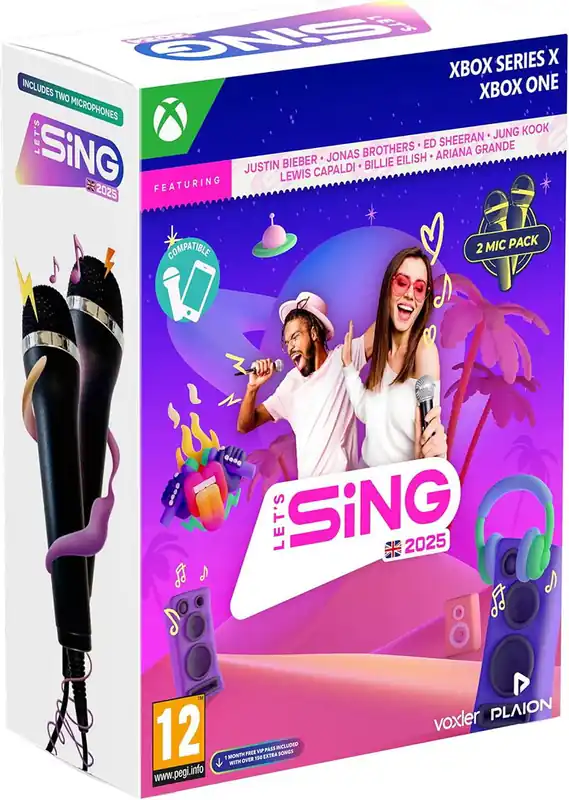 Trygg betalning - Let‘s Sing 2025 (Double Mic Bundle) - Xbox Series X