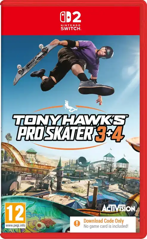 Tony Hawk‘s Pro Skater 3 + 4 (Code in Box) - Nintendo Switch 2 | Köp direkt