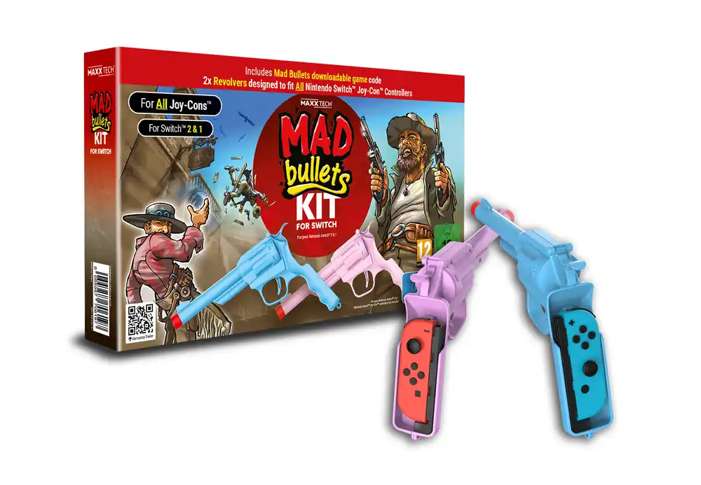 Hög kvalitet - Maxx Tech - Mad Bullets CIB with Switch 2 & 1 compatible accessory