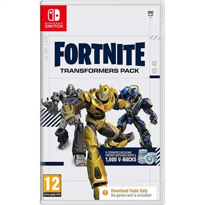 Nyhet | Fortnite Transformers Pack (Code in a box) - Nintendo Switch