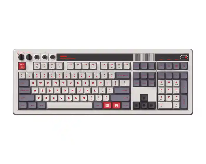 Prisnedsättning - 8BitDo - Retro 108 Mechanical Keyboard - N Edition