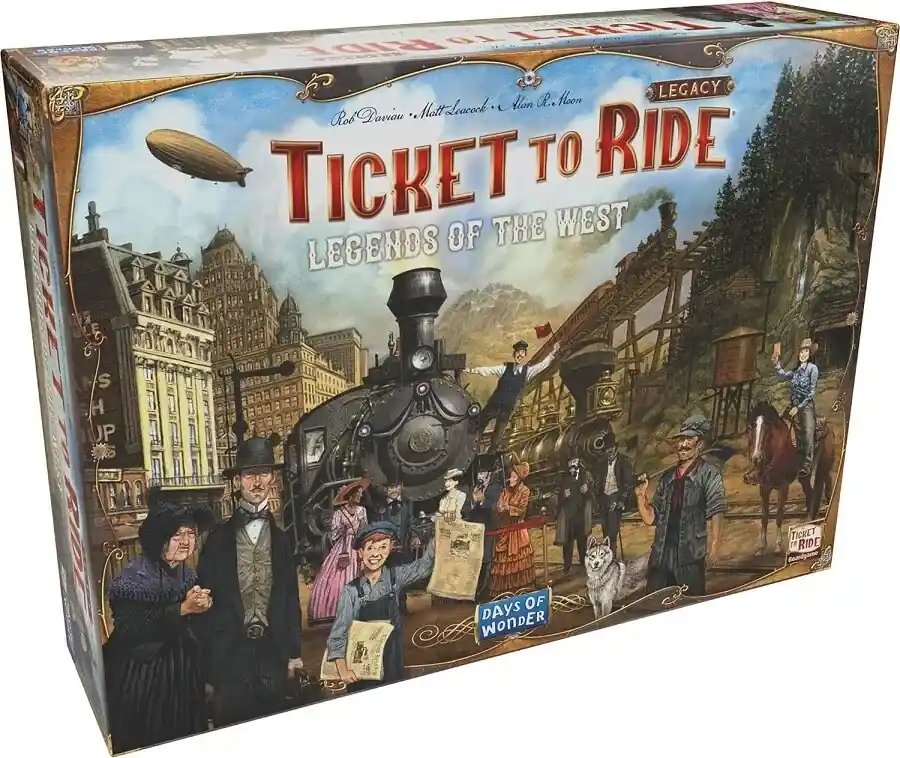 Nyhet - Ticket to Ride - Legacy - Legends of the West (DOW720036)