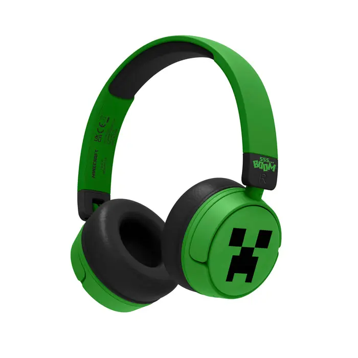 Missa inte erbjudandet - OTL - Bluetooth Headset w/Perental Control - Minecraft Green