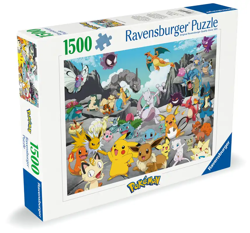 Riktigt fynd | Ravensburger - Puzzle Pokémon Classics 1500p (12000726)