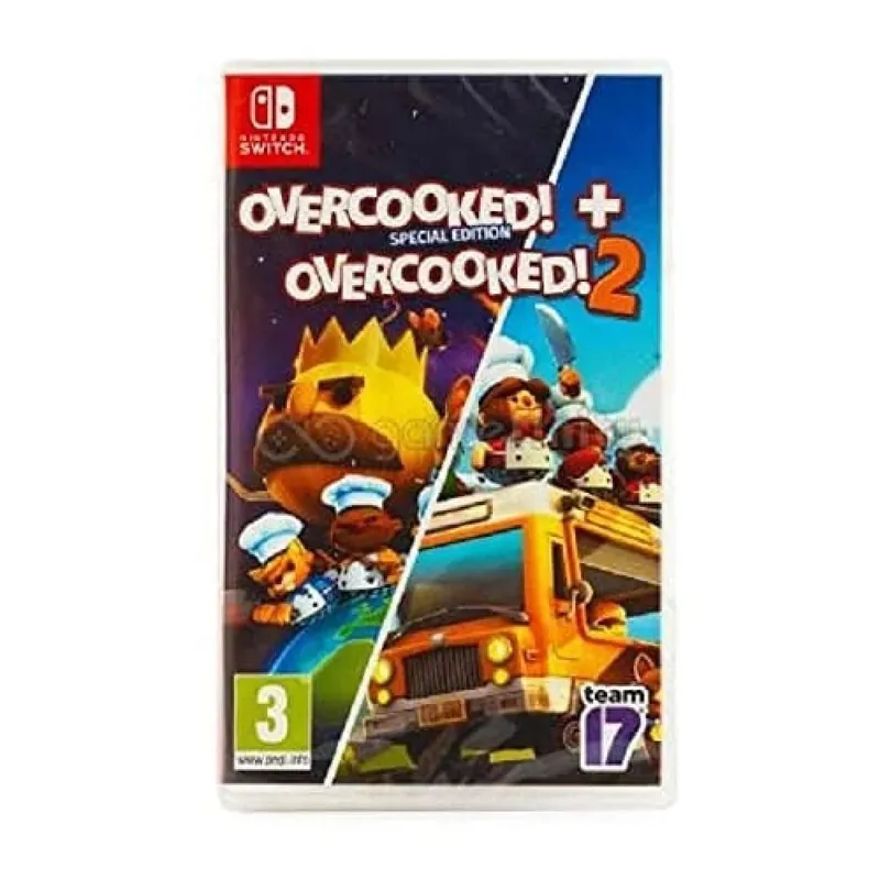Lågt pris - Overcooked + Overcooked 2 Double Pack - Nintendo Switch