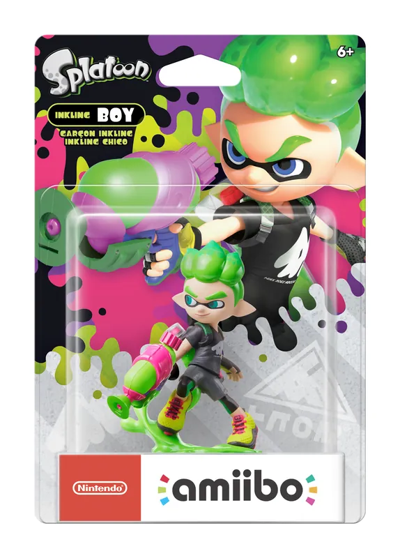 Inkling Boy Neon Green (Splatoon) | Premiumkvalitet