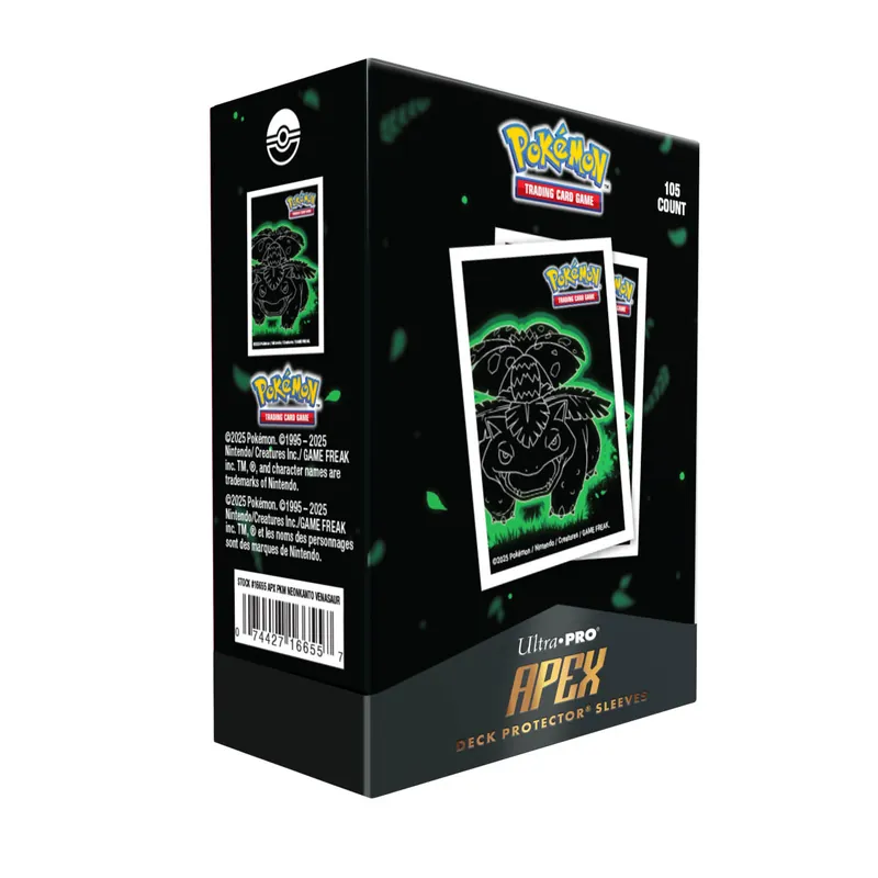 Pokémon - Neon Kanto Apex Deck Protector - Venusaur - Prisnedsättning