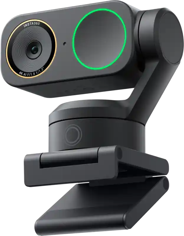 Insta360 - Link 2 Pro 4K AI Webbkamera – Gimbalspårning, HDR och Dual ISO - Klar att skickas