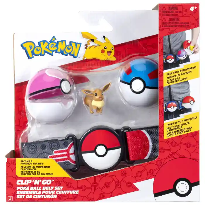 Pokémon - Clip N Go Belt Set Eevee (PKW4167) | Passa på nu