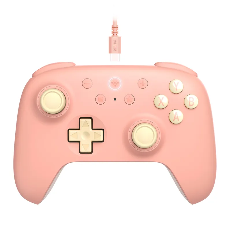 Nyligen lanserat - 8BitDo Ultimate 2C Wired Pad Peach