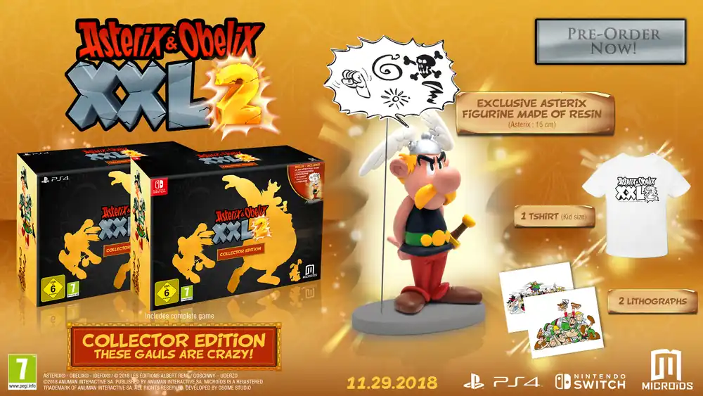 Asterix and Obelix XXL 2 (Collector‘s Edition) - Nintendo Switch - Specialerbjudande