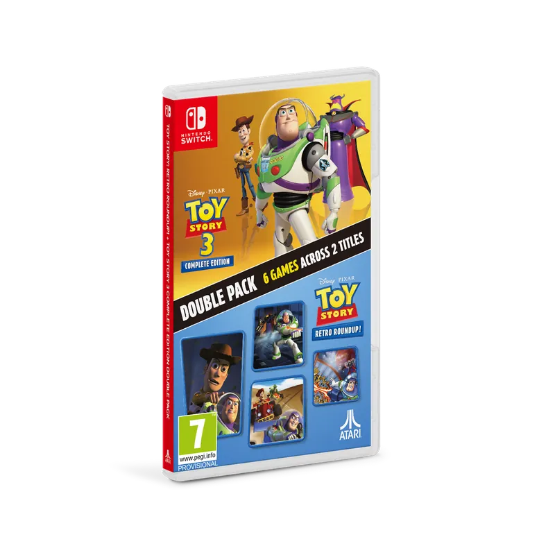 Toppkvalitet - Toy Story Retro Roundup! + Toy Story 3 Complete Edition Double Pack - Nintendo Switch